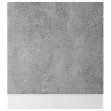 Concrete Grey Dishwasher Panel - 59.5x3x67 cm | HIPOMARKET