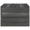 Garden Pallet Table - Solid Pinewood Dark Grey | HiPoMarket