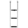 Folding 3-Step Stainless Steel Boarding Ladder - Hipomarket