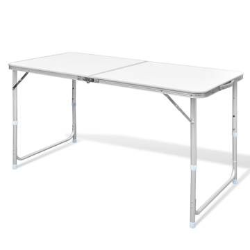 Adjustable Foldable Camping Table - Lightweight & Portable