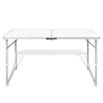 Adjustable Foldable Camping Table - Lightweight & Portable