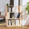 Solid Wood Pine Book Cabinet/Room Divider - 80x25x101 cm