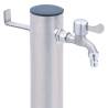 Garden Water Column 40 cm Stainless Steel - HipoMarket