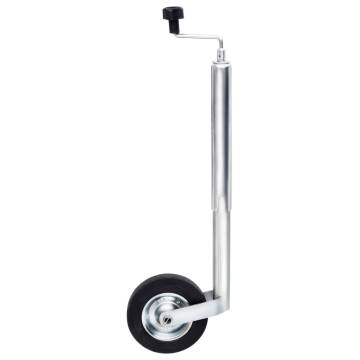 Jockey Wheel for Trailer - 48 mm Galvanized Steel | HipoMarket