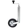 Jockey Wheel for Trailer - 48 mm Galvanized Steel | HipoMarket