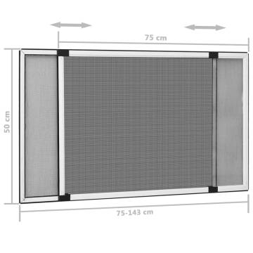 Extendable Insect Screen for Windows - White | Hipo Market