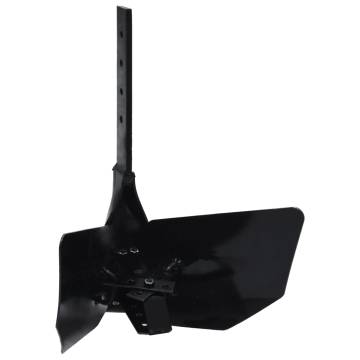 Tiller Plough Attachment - Black Metal for 6.5 HP Tiller