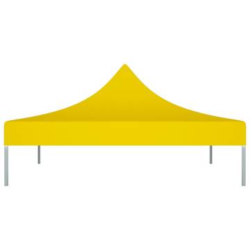 Party Tent Roof 3x3m Yellow - Durable & Weather Resistant