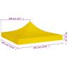 Party Tent Roof 3x3m Yellow - Durable & Weather Resistant