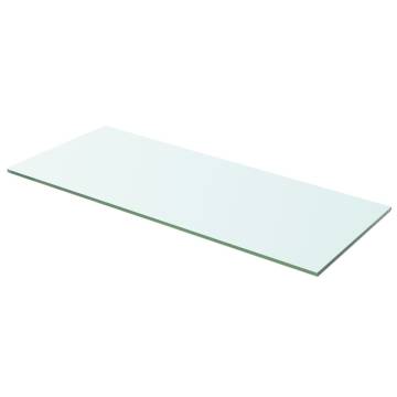 Shelf Panel Glass Clear 60x20 cm - Durable Display Solution