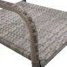 Stylish Outdoor Dining Chairs - 2 pcs Poly Rattan Grey