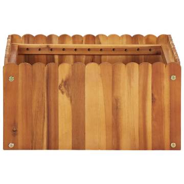 Garden Raised Bed 50x50x25 cm Solid Acacia Wood | HipoMarket