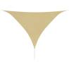 Sunshade Sail Oxford Fabric Triangular 5x5x5 m Beige Colour beige Size 5 x 5 x 5 m Quantity in Package 1 