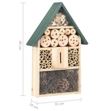 Insect Hotel - 31x10x48 cm Firwood | HipoMarket