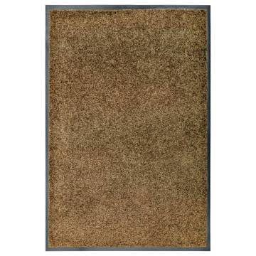 Washable Brown Doormat - 60x90 cm | Hipomarket