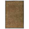 Doormat Washable Brown 60x90 cm Colour brown Size 60 x 90 cm Quantity in Package 1 