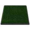 Pet Toilet with Tray & Faux Turf - 76x51 cm | HipoMarket UK