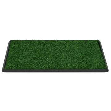 Pet Toilet with Tray & Faux Turf - 76x51 cm | HipoMarket UK