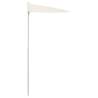 Garden Half Parasol with Pole 180x90 cm - Sand | Hipomarket