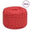 Boat Rope Red 6 mm 25 m Polypropylene Colour red Quantity in Package 1 Length 25 m Diameter 6 mm 