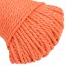 Durable 50m Orange Work Rope | 6mm Polypropylene