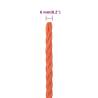 Durable 50m Orange Work Rope | 6mm Polypropylene