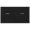 Sink Cabinet Black 80x38.5x46 cm - Stylish Storage Solution