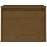 Wall Cabinet Honey Brown - Solid Pinewood Elegance