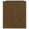 Wall Cabinet Honey Brown - Solid Pinewood Elegance