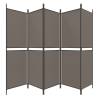 5-Panel Anthracite Room Divider | 250x180 cm – Hipomarket