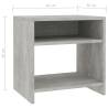 Set of 2 Concrete Grey Bedside Cabinets - Stylish Storage Solution