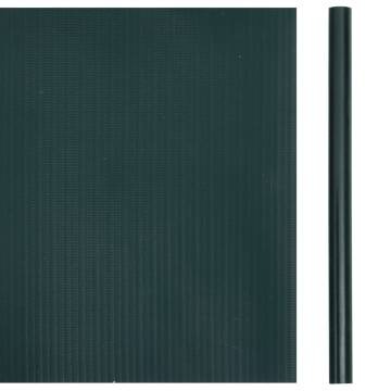 Garden Privacy Screen PVC 35x0.19 m Matte Green | Hipomarket