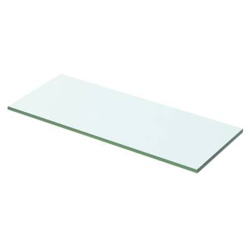 Shelf Panel Glass Clear 50x15 cm | Durable & Elegant Display