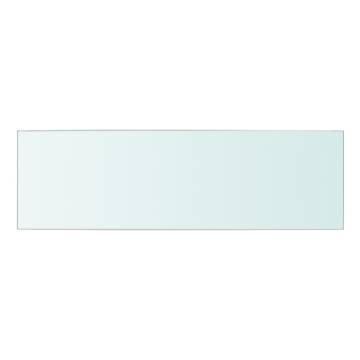 Shelf Panel Glass Clear 50x15 cm | Durable & Elegant Display