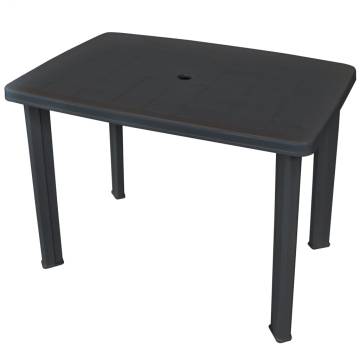 Garden Table Anthracite - Weather Resistant & Easy to Clean