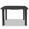 Garden Table Anthracite - Weather Resistant & Easy to Clean