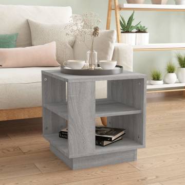 Stylish Grey Sonoma Coffee Table - 40x40 cm | HipoMarket