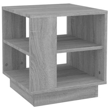 Stylish Grey Sonoma Coffee Table - 40x40 cm | HipoMarket