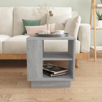 Stylish Grey Sonoma Coffee Table - 40x40 cm | HipoMarket