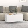 Stylish White Coffee Table 90x44.5 cm - Functional & Refined