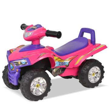 Children's Ride-on ATV - Pink & Purple with Sound & Light