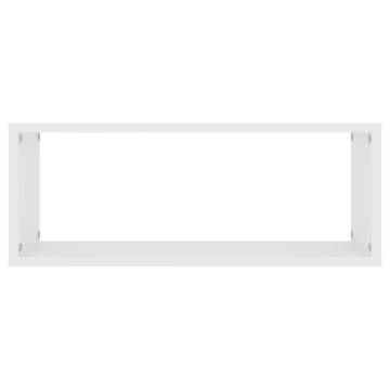 Stylish Wall Cube Shelf Set - 2 pcs in White | Hipo Market