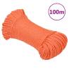 Work Rope Orange 8mm - 100m Durable Polypropylene Rope