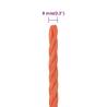 Work Rope Orange 8mm - 100m Durable Polypropylene Rope