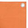 Balcony Screen Orange 75x500 cm - Waterproof Oxford Fabric