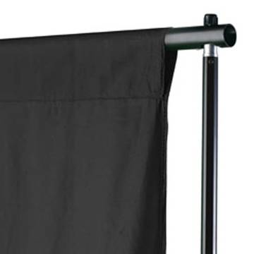 Backdrop Cotton Black 300x300 cm - Ideal for Portrait Photography