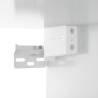 High Gloss White Wall Cabinet - Stylish Storage Solution