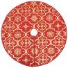 Luxury Christmas Tree Skirt with Sock - Red 122 cm