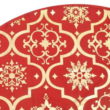 Luxury Christmas Tree Skirt with Sock - Red 122 cm