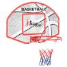 Five Piece Wall Mounted Basketball Backboard Set - 66x44.5 cm